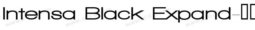 Intensa Black Expand字体转换